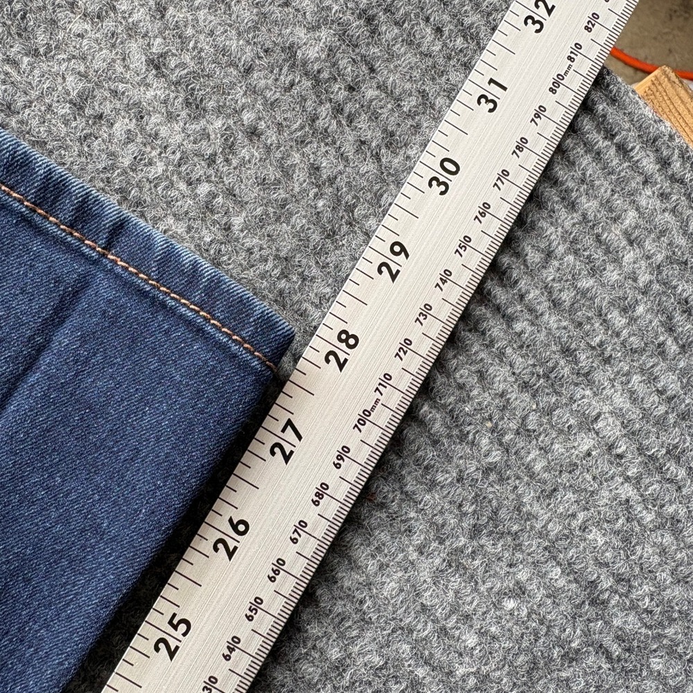 Mossimo Supply Co Womens Size 5 Ankle Denim Leggings Slim Fit Dark Wash - Picture 3 of 5